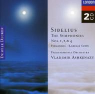 Sibelius シベリウス / 交響曲第1番、第2番、第4番、他　アシュケナージ＆フィルハーモニア管 輸入盤 【CD】