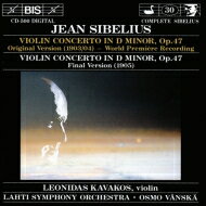 【送料無料】 Sibelius シベリウス / ヴァイオリン協奏曲（1903／04年原典版と1905年現行版）　カヴァコス（vn）、ヴァンスカ＆ラハティ響 輸入盤 【CD】