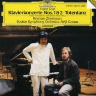 Liszt リスト / ピアノ協奏曲第1、2番、死の舞踏　ツィマーマン（p）、小澤征爾＆ボストン交響楽団 輸入盤 【CD】