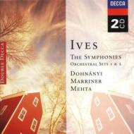 Ives アイブズ / 交響曲全集　メータ 、マリナー、ドホナーニ（2CD） 輸入盤 【CD】