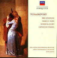 Tchaikovsky チャイコフスキー / 1812年、ロメオとジュリエット、スラヴ行進曲　イタリア奇想曲　メータ＆ロス・フィル、イスラエル・フィル 輸入盤 【CD】