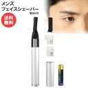 【マラソン期間P5倍】【メール便送料無料】電池プレゼント!フェイスシェーバー FM-6