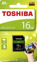 フラッシュカード SDカード UHS1 Class10 16GB TOSHIBA THN-N203N0160A4 EXCERIA N203シリーズ SDHC 16GB UHS-1 R=100MB/s 英語パッケージ 1年保証