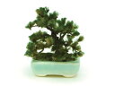 プラッツ 1/12 THE BONSAI 角鉢松【水色】