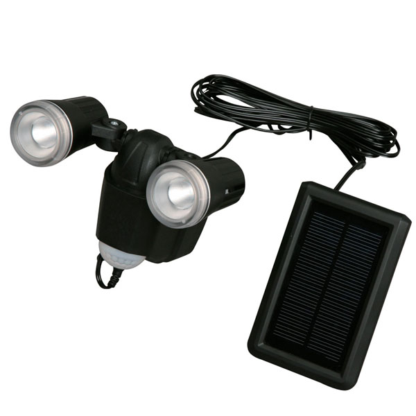 【直送品】ソーラー式LEDセンサーライト SSL-1TS ブラック [ガーデンライト・お庭の光・防犯・灯り・ランプ・アイリスオーヤマ]