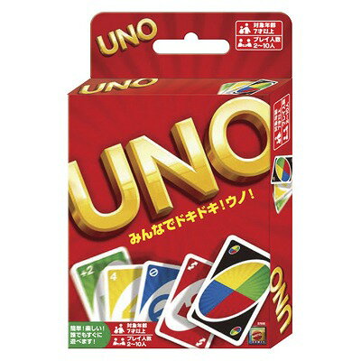 【取寄品】UNO ウノカードゲーム みんなでドキドキ！わくわく！[カードゲーム/マテルインターナショナル/ファミリーゲーム/パーティゲーム/定番ゲーム]【T】