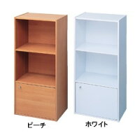 【扉付きカラーボックス3段カラボ】アイリスオーヤマCBボックスCX-31Dオフホワイト・フレンチオーク・ブラウンオーク【0829in_ba】【RCP】【在庫品】