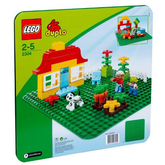 【取寄品】レゴジャパン　デュプロ基礎板（緑） 2304［知育玩具/レゴブロック（LEGO）/れご/ブロック遊び/室内玩具・おもちゃ/定番商品/創造力/図工］【T】