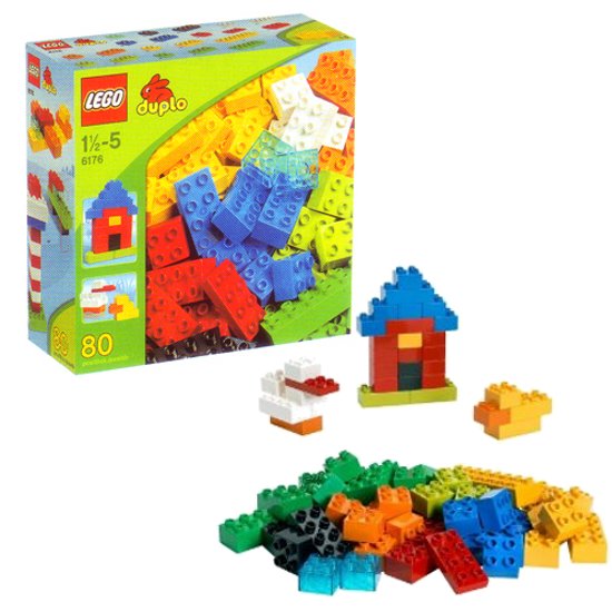 【取寄品】レゴジャパン　デュプロ基本ブロック（XL） 6176［知育玩具/レゴブロック（LEGO）/れご/ブロック遊び/室内玩具・おもちゃ/定番商品/創造力/図工］【T】【T