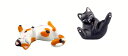 カワダ ナノルーム ネコセット1 ミケごろん&クロ座り NR...