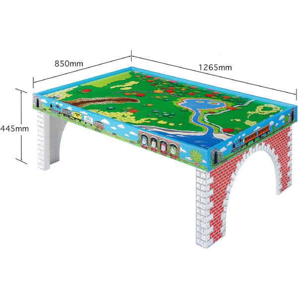 【取寄品】きかんしゃトーマス木製レール[プレイテーブル] プレイテーブルL [FC-86530/3才から★/知育玩具/木のおもちゃ/河田(カワダ)/86530]【T】 【RCPmara1207】