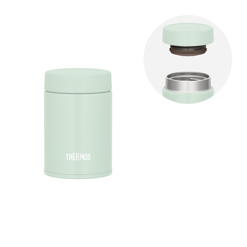 【THERMOS/サーモス】 真空断熱 スープジャー 200ml ライトグリーン 食洗機対応 ステンレス製 魔法瓶びん構造 保冷 保温 JEG-200 LTG [▲][KM]