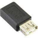 変換名人　USB A(メス)→miniUSB(メス)　USBAB-M5BN TFTEC パソコンパーツ メモリー パソコン[▲][AS]