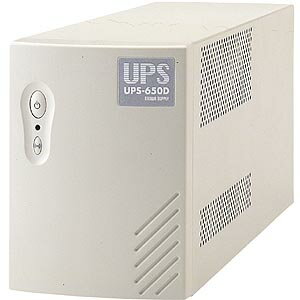 小型無停電電源装置(UPS-650D)サンワサプライ(SANWA SUPPLY)【2sp_120314_a】【after0608】【マラソン1207P10】【メール便不可】