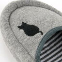 かわいい ねこ 携帯スリッパ 新入学、卒業式、旅行に最適 ねこ柄 ポーチ付き ニット生地