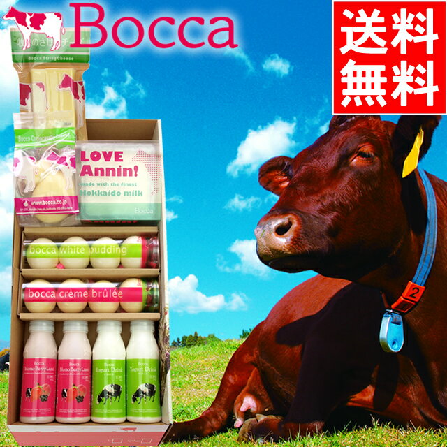 お中元 御中元 父の日 ギフト スイーツ送料無料 BOCCA 牧家 乳製品詰め合わせ（2)【北海道 ...:hokkaido-gourmation:10050885