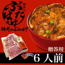 惣菜 ギフト送料無料 十勝帯広名物 帯広 豚丼 の ぶたはげ (6人前/贈答用)【丼 ポーク