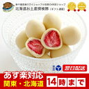 【あす楽】六花亭 ストロベリーチョコ ホワイト 【袋入】 ギフト 【北海道お土産探検隊】