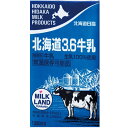 北海道日高北海道3.6牛乳1000ml×6本【偶数個注文で送料がお得/道内2個注文で送料無料】