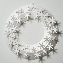 Paper wreath ペーパーリース ( 雪 / M )【北欧雑貨】