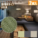 【置き畳】ここち和座(彩園 煌)【置き敷きタイプ】2枚入り 【大建工業】82×82cm フローリング畳/琉球畳風/ユニット畳/縁無し畳/インテリア畳/ダイケン畳【カビ防止 ダニ防止 防汚加工 滑り防止】【当店オススメ】