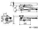 ドアクローザー(hh-4k-13835)【玄関ドア】【店舗ドア】【框ドア】【通風ドア】【勝手口ドア】【テラスドア】【ドアチェック】【取り替え】