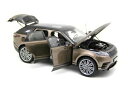 【送料無料】ホビー ・模型車・バイク レーシングカー ランドローバーレンジローバーヴェラーブラウンメタリックモデルland rover range rover velar 2018 brown metallic 118 model lcd18003br