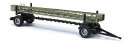 【送料無料】ホビー 模型車 モデルカー ブッシュトレーラーカーモデルbusch 59943 trailer with stahlgittermasten, car model 187 h0