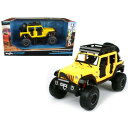 【送料無料】ホビー 模型車 モデルカー キングス1242015ジープダイカスト5モデルカー2015 jeep wrangler unlimited yellow road kings 124 diecast model car by mai