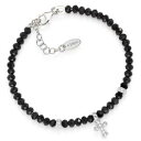 【送料無料】ジュエリー・アクセサリー アルジェントコンクローチェジルコナータブラチャレドナアーメンペピテbracciale donna amen pepite in argento 925 con croce zirconata popcb