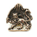 ショッピングキングダム 【送料無料】ジュエリー・アクセサリー ペルシャパフラヴィシルコルシドライオンサンタイスーツピンブローチペルシャpersian pahlavi kingdom shir khorshid lion sun tie suit pin brooch persia gift