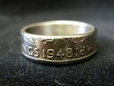 【送料無料】ジュエリー・アクセサリー ハンドメイドリングコインサイズアメリカanello fatto a mano moneta regno unitotaglia 1948, 9 12 t usa, r1542