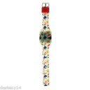 【送料無料】腕時計 ウォッチプリントanimal led blink watch cat and dog print