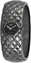【送料無料】腕時計 ウォッチレディースブラックチタンクラスプクロックdamenuhr schwarz titanlook spangenuhr metall armreifuhr impqf187412y