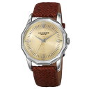 【送料無料】腕時計 ウォッチ#ケースレザークオーツ men039;s akribos xxiv ak825ssbr quartz dodecagon case braided leather watch