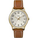 【送料無料】腕時計 ウォッチ#ブラウンレザーストラップニューイングランドtimex tw2r23000, women039;s brown leather strap watch, england