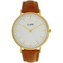 【送料無料】腕時計 ウォッチラボエムブラウンレザークォーツファッションウォッチcluse womens la boheme cl18409 brown leather quartz fashion watch