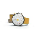 【送料無料】腕時計 ウォッチスイスカサプントペレorologio klokers swiss made cassa acciaio punto giallo cinturino giallo pelle