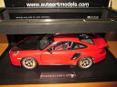 【送料無料】模型車 モデルカー スポーツカーポルシェグアテマラautoart porsche 997 gt2 rs red 118