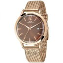 【送料無料】クロックマンチャールズコーヒーローズゴールドorologio uomo chronostar charles cee rose gold r3753256001