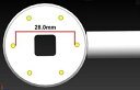 【送料無料】ホイヤーダイバーハンドルheuer 1000m 980023 diver strumento manico incluso