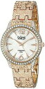 【送料無料】バールピンクゴールドburgi bur127rg orologio da polso, da donna, metallo, colore oro rosa v1f