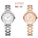 【送料無料】クロックカフモダンクラシックorologio bracciale kimio da polso donna acciaio con brillantini moderno classico