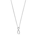 【送料無料】ネックレスインフィニティシルバーバラードstroili girocollo infinito silver ballad 1651224