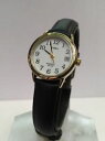 【送料無料】クロックブラックレザーorologio donnatimex pelle nera