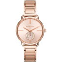 【送料無料】ミハエルローズゴールドポーシャウォッチnuovo michael kors mk3640 donna rose gold portia watch 2 anni di garanzia