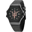【送料無料】マセラティマセラティオスクロックマセラティマセラティパワークールmaserati orologio maschile maserati r8851108016 potenza pelle nero garanzia cool
