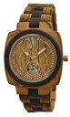 【送料無料】リストorologio uomo in legno green time by zzero automatico zw071a listino 288