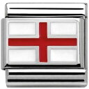 【送料無料】ブレスレット アクセサリ— イタリアイギリスイギリスツールnomination italy nominations silver flag england british charm tool