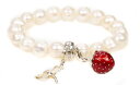 【送料無料】ブレスレット アクセサリ— トーマスパールブレスレットストロベリーボックストンボthomas sabo pearl bracelet with strawberry amp; dragonfly charms in damaged box